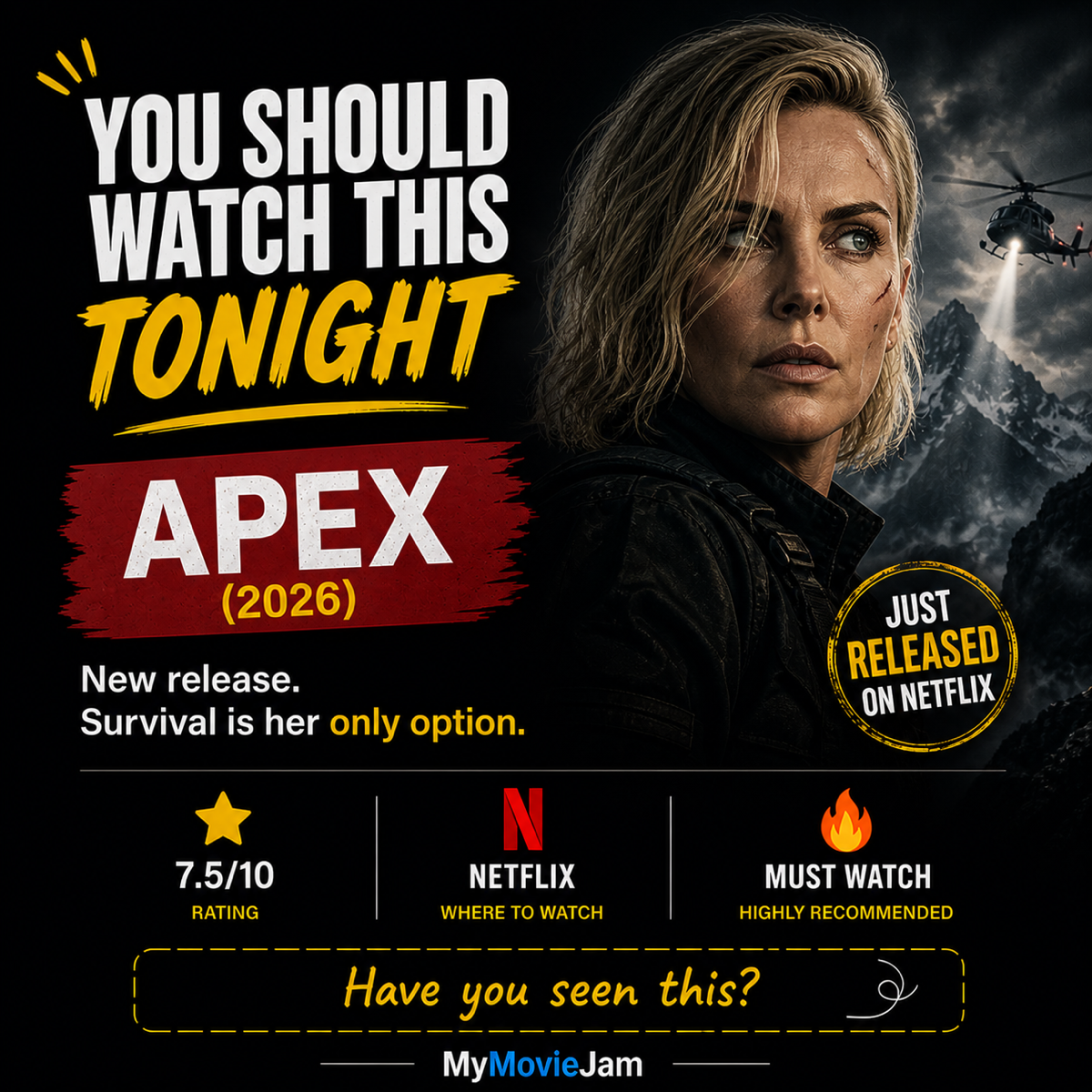 Apex Netflix poster artwork