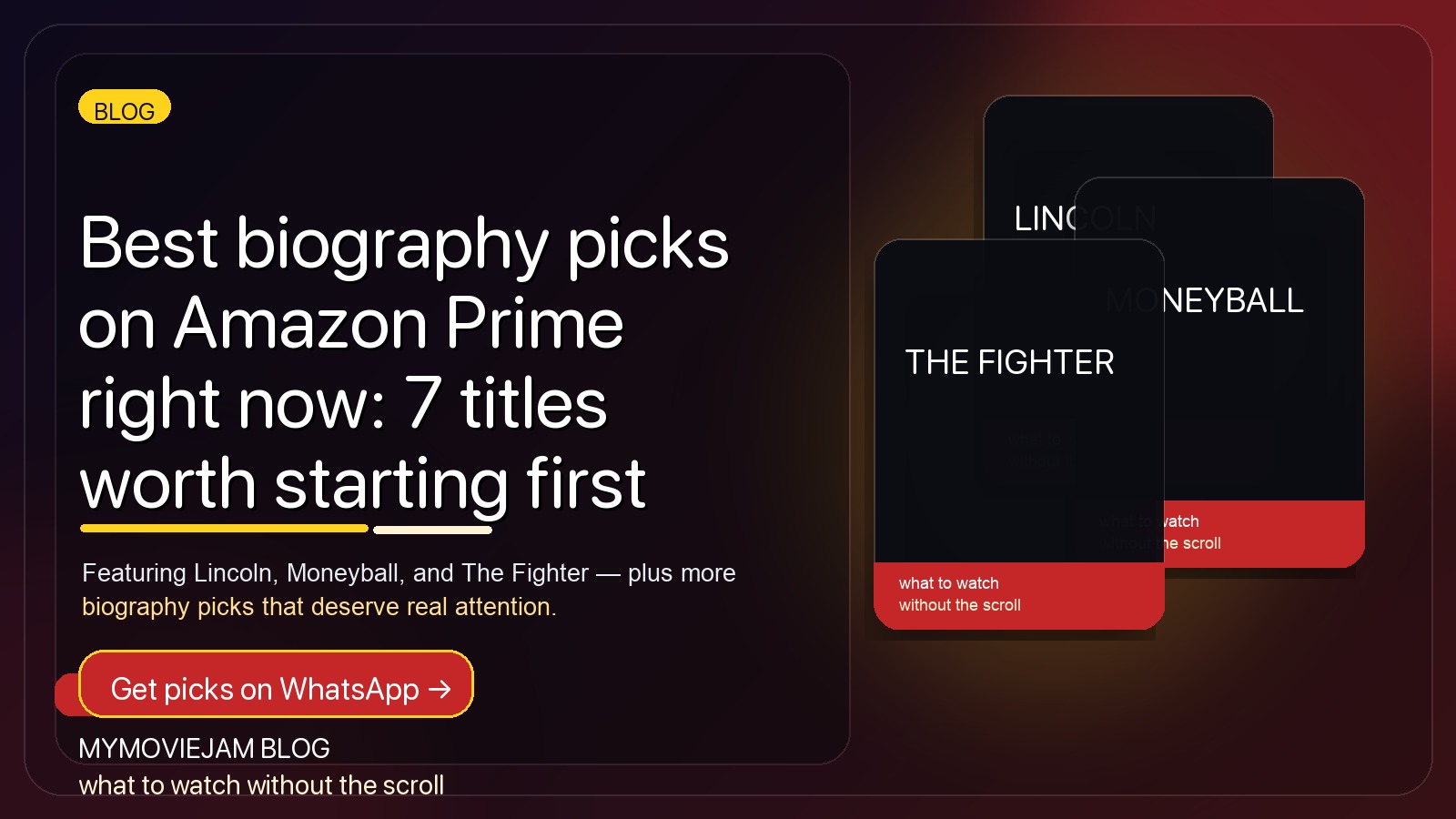 Best biography picks on Amazon Prime right now: 7 titles worth starting first