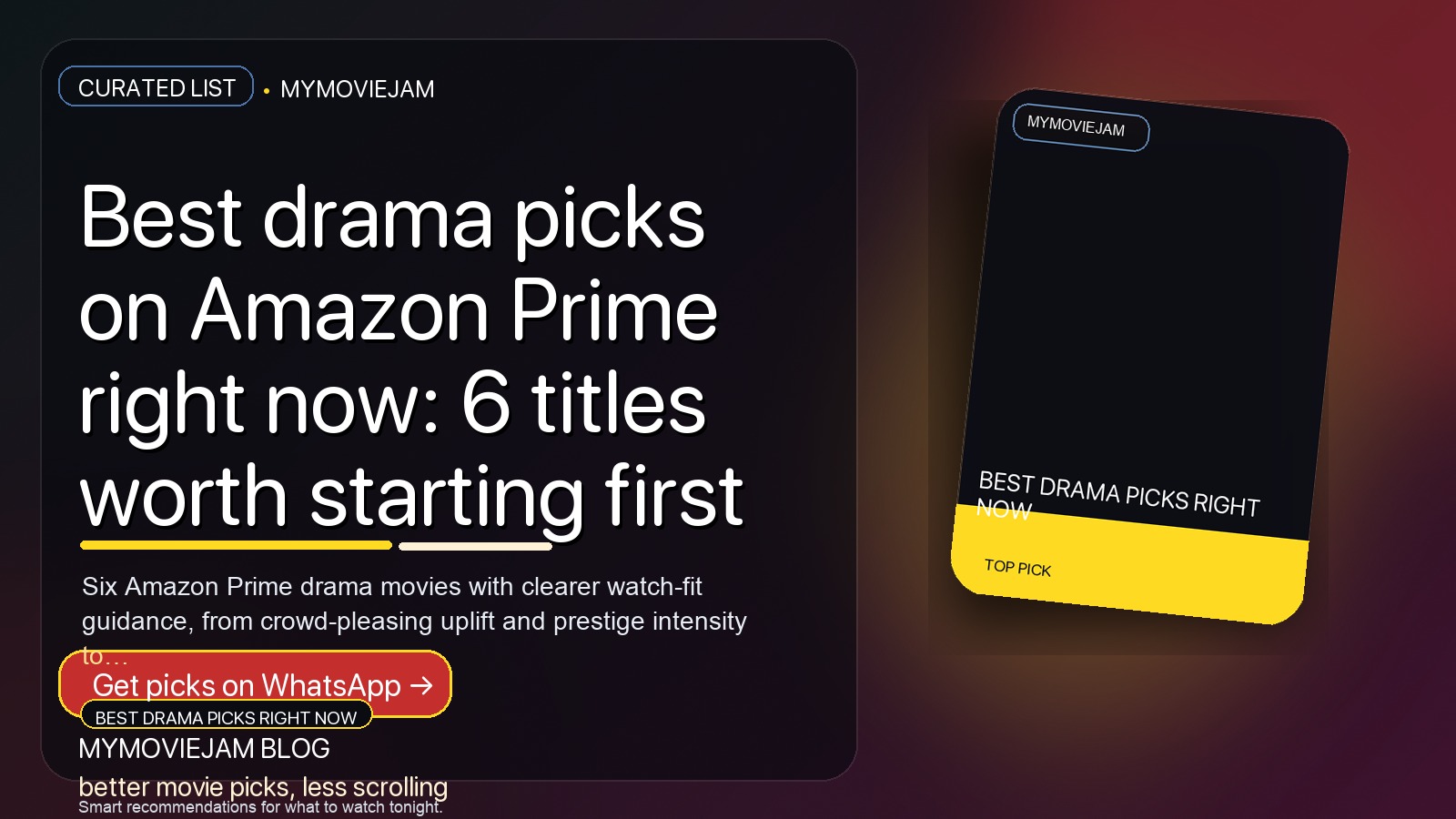 Best drama picks on Amazon Prime right now: 6 titles worth starting first