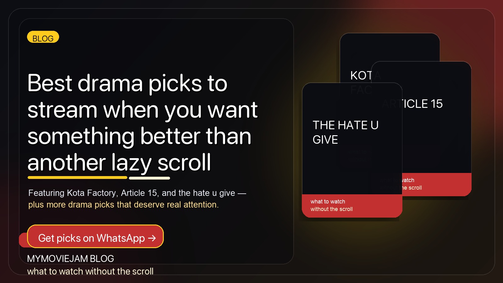 Best drama picks to stream when you want something better than another lazy scroll