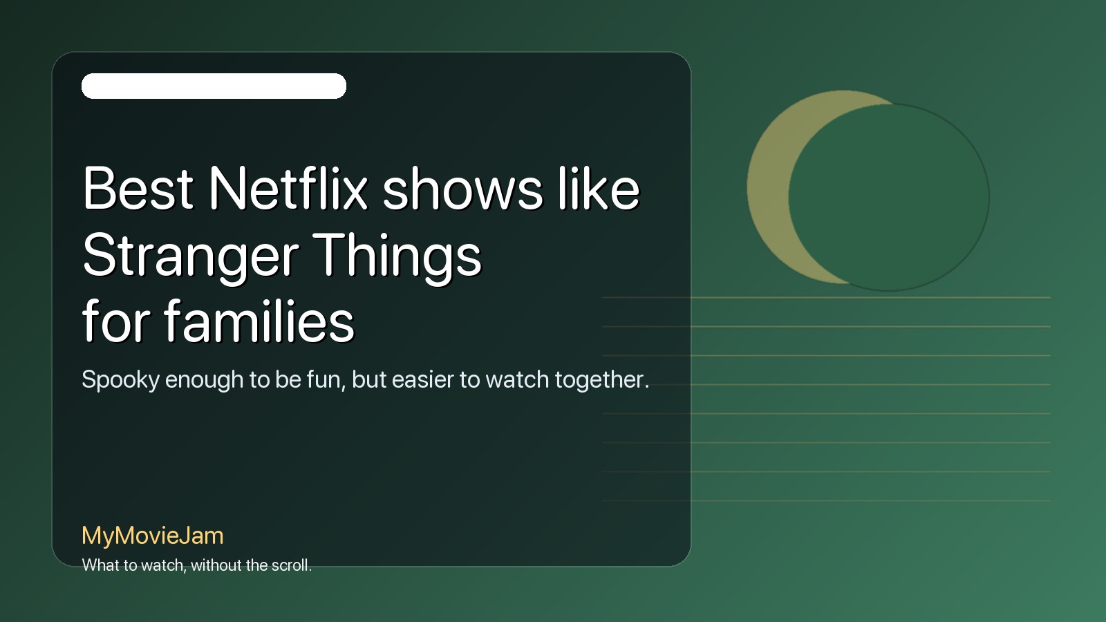 Best Netflix Shows Like Stranger Things for Families