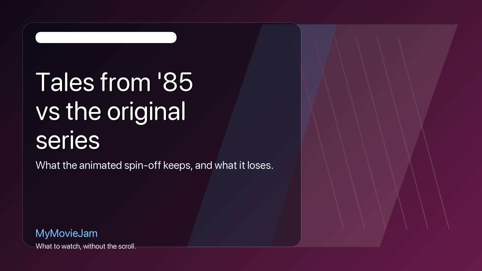 Stranger Things: Tales from '85 vs the Original Series